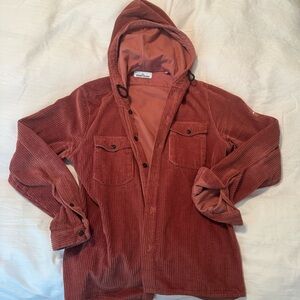 Stone Island Corduroy Hooded Jacket
